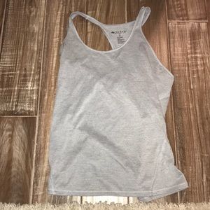 Grey workout top